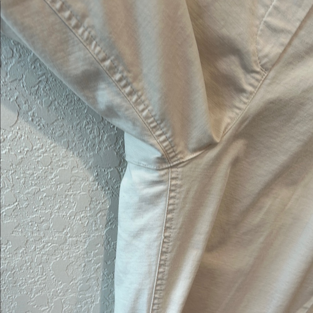 Talbots White Chinos Relaxed Fit Cotton Blend - Picture 9 of 11